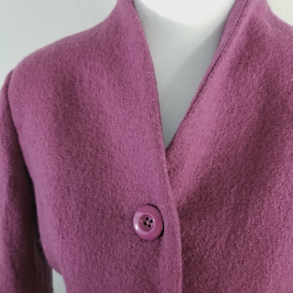 Orvis raspberry button up wool blazer size xs - Picture 4 of 8